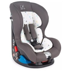 Автокресло группа 0/1 (до 18 кг) Lider Kids Corvet, графит/звезды