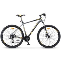 Горный (MTB) велосипед STELS Navigator 910 MD 29 V010 (2020) черный/золотой 18.5" (требует финальной сборки)