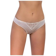 MILAVITSA Трусы тонг средней посадки с кружевом Classic Elegant, размер 98, пастель