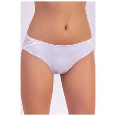 MILAVITSA Трусы слипы со средней посадкой и кружевными вставками Classic Elegant, размер 114, белый