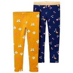 Легинсы Carters 2J820010 размер 2T, navy/yellow Carters