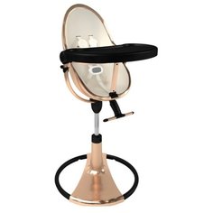 Стульчик для кормления Bloom Fresco Chrome, rose gold/white