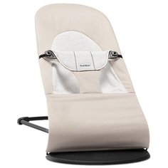 Шезлонг BabyBjorn Balance Soft (хлопок/джерси) beige/grey