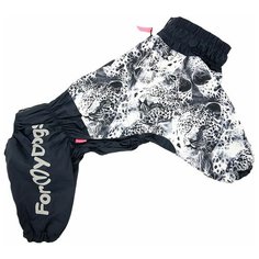 Дождевик для собак ForMyDogs 388/2SS-2019 M A1 серый