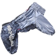 Дождевик для собак ForMyDogs 400/3SS-2019 M B2 графит