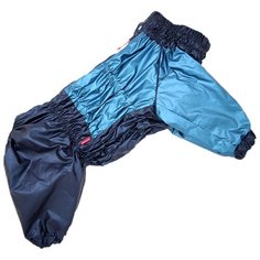 Дождевик для собак ForMyDogs 488/3SS-2020 M синий металлик