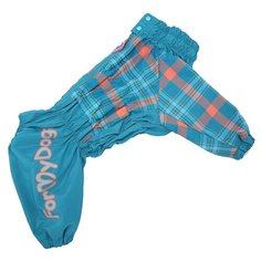 Дождевик для собак ForMyDogs Клетка 482SS-2020 M (B3) голубой