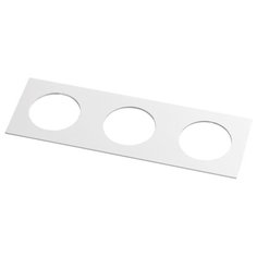 Декоративная рамка Novotech Metis на 3 светильника белый