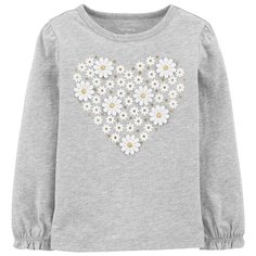 Лонгслив Carters, размер 12M, серый Carters