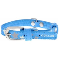Ошейник COLLAR Glamour Звездочка 3583 19-25 см голубой