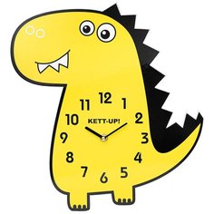 Часы настенные кварцевые KETT-UP Дракоша черный/желтый