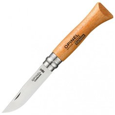 Нож складной OPINEL №6 Carbon Beech (113060) коричневый