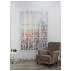 Тюль Amore Mio RR 3016 на ленте 270 см 1 шт. белый