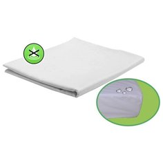 Наматрасник SN-TEXTILE Мулетон Аквастоп с бортами, 60х120 см белый