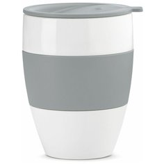 Термокружка Koziol Aroma to go 2.0, 0.4 л белый/серый