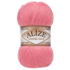 Пряжа Alize Angora Gold, 20 % шерсть, 80 % акрил, 100 г, 550 м, 5 шт., 33 ярко-розовый