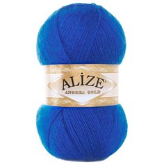 Пряжа Alize Angora Gold, 20 % шерсть, 80 % акрил, 100 г, 550 м, 5 шт., 141 василек