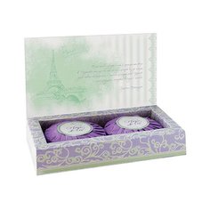 Подарочное мыло ручной работы Kleona Fleur de lis, 75 г, 2 шт.