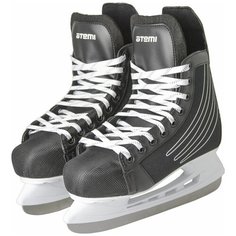 Хоккейные коньки ATEMI AHSK-21.01 Race черный р. 45
