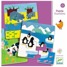 Набор пазлов DJECO ДуоАнимо (01552)
