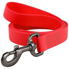 Поводок для собак WAU DOG Waterproof красный 1.22 м 20 мм