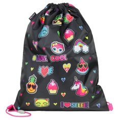 MagTaller Мешок для обуви Stickers (31916-21) черный/розовый