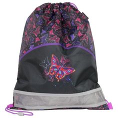 MagTaller Мешок для обуви Rainbow Butterfly (31916-02) черный/фиолетовый