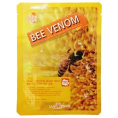 MAY ISLAND тканевая маска Real Essence Bee Venom с экстрактом пчелиного яда, 25 мл, 10 шт.