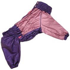 Дождевик для собак ForMyDogs 489/3SS-2020 F B1 розовый металлик