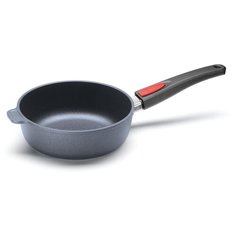 Сотейник Woll Diamond titan best 1720TB, 20 см, съемная ручка, черный