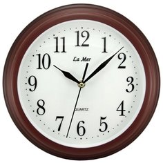 Часы настенные кварцевые La mer GD240 коричневый