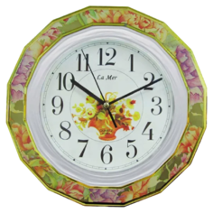 Часы настенные кварцевые La mer GD019006 розовый