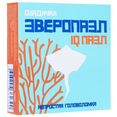 Головоломка Озадачка IQ пазл Зверопазл Скат (22824) оранжевый