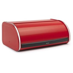Хлебница Brabantia со сдвигающейся крышкой, пламенно-красный