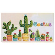 ABRIS ART Набор для вышивания бисером Кактусы 47 x 25 см (AB-648)