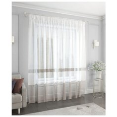 Тюль ARCO DORO S11 на ленте 260 см 1 шт. бежевый
