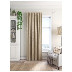 Портьеры ARCO DORO J34 на ленте 260 см 1 шт. мокко