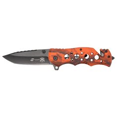 Нож складной STINGER FK-020OR с чехлом оранжевый