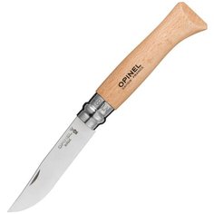 Нож складной OPINEL №8 Beech (001089) с чехлом коричневый
