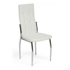 Комплект стульев TetChair Elfo (35), металл/искусственная кожа, 4 шт., цвет: белый