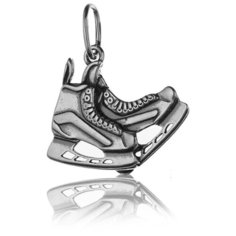 TOP CRYSTAL Подвеска "Коньки" серебряные 40332110