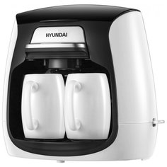 Кофеварка Hyundai HYD-0204, белый/черный
