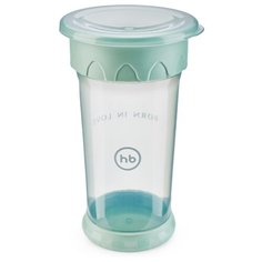 Поильник-непроливайка Happy Baby 15046, 350 мл olive