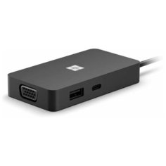 USB-концентратор Microsoft Travel Hub (SWV-00010), разъемов: 2, черный
