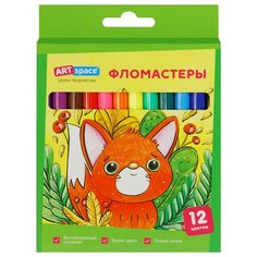 ArtSpace Набор фломастеров Милые зверушки (WP12_26902), 12 шт.