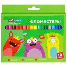 ArtSpace Набор фломастеров Монстрики (WP18_27084), 18 шт.