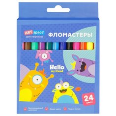 ArtSpace Набор фломастеров Монстрики (WP24_27107), 24 шт.