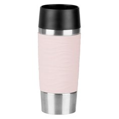 Термокружка EMSA Travel Mug Waves, 0.36 л розовый