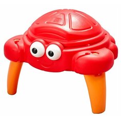 Песочница-столик Step2 Крабик 866100, 61.6х61.9 см, красный