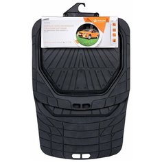 Ковры в салон с выс. бортиком, ПВХ, универсальные, черные, компл. 4 шт. Airline